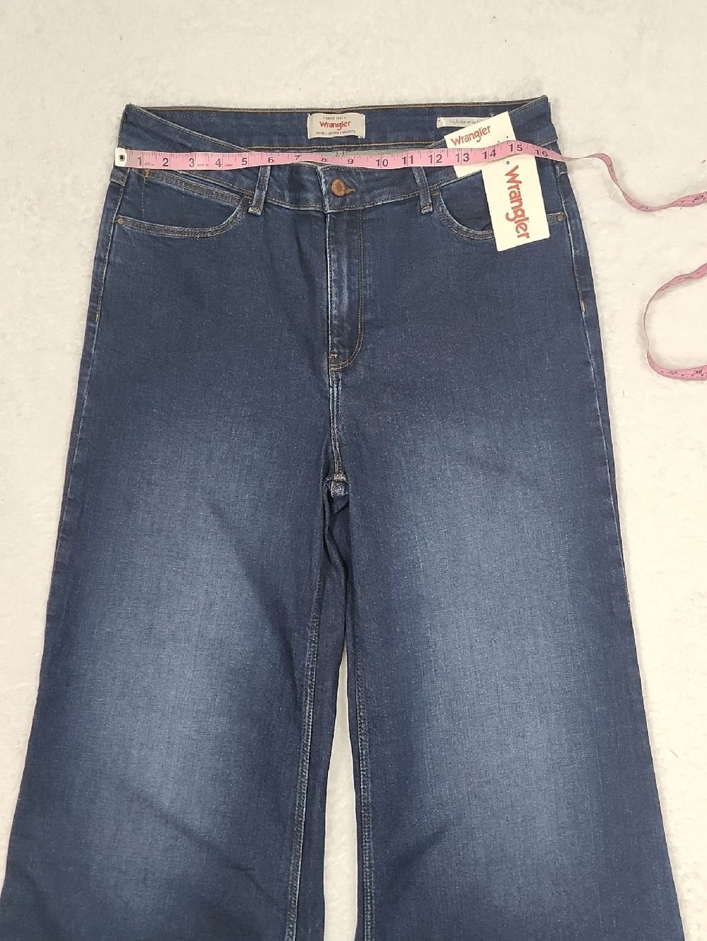 Wrangler Wide Leg Flare Jeans In Paisley New With Tags - Picture 6 of 13